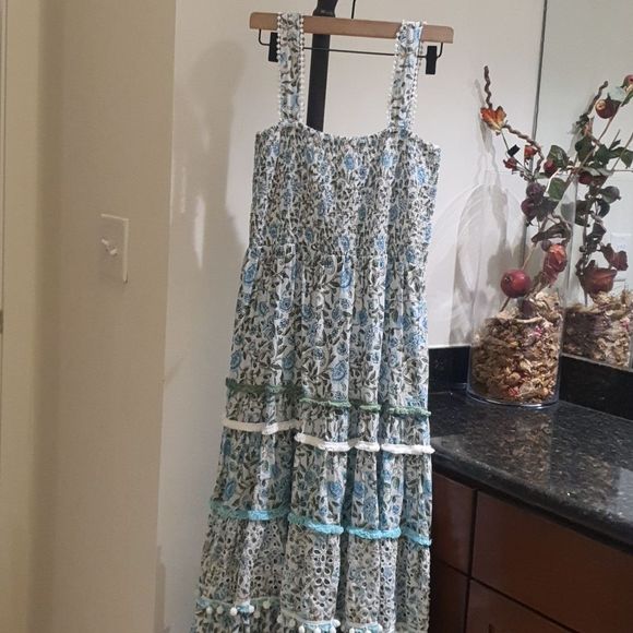 Zara Floral tiered print dress New NWoT - Picture 2 of 13